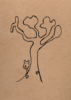tree hugs card